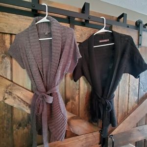 Forever 21 and The Limited short sleeve sweaters